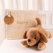 Personalised Comfort Puppy with Travel Bag