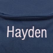 Personalised Hanging Toiletry Bag Navy