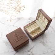 Personalised Jewellery Box Gift Walnut Finish