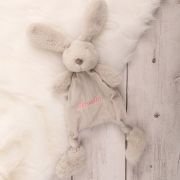 Personalised Plush Bunny Comforter Toy