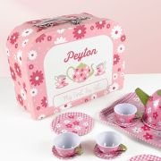 Personalised Flower Tea Set