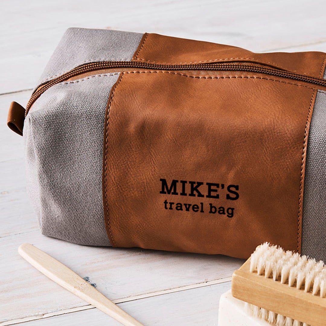 Personalised Toiletry Bag Birthday Gift