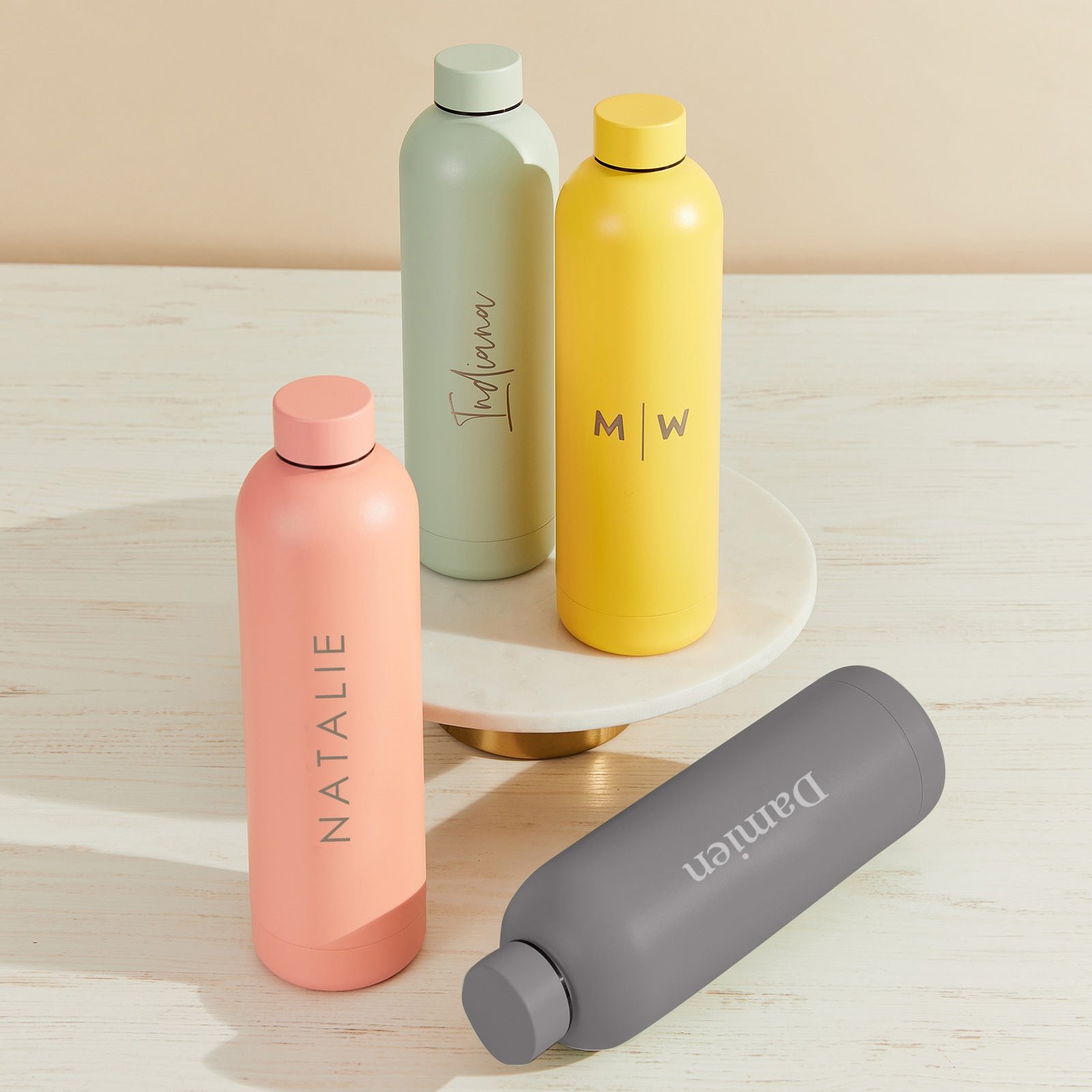 Personalised Water Bottle 750ml Luxe Matte Finish