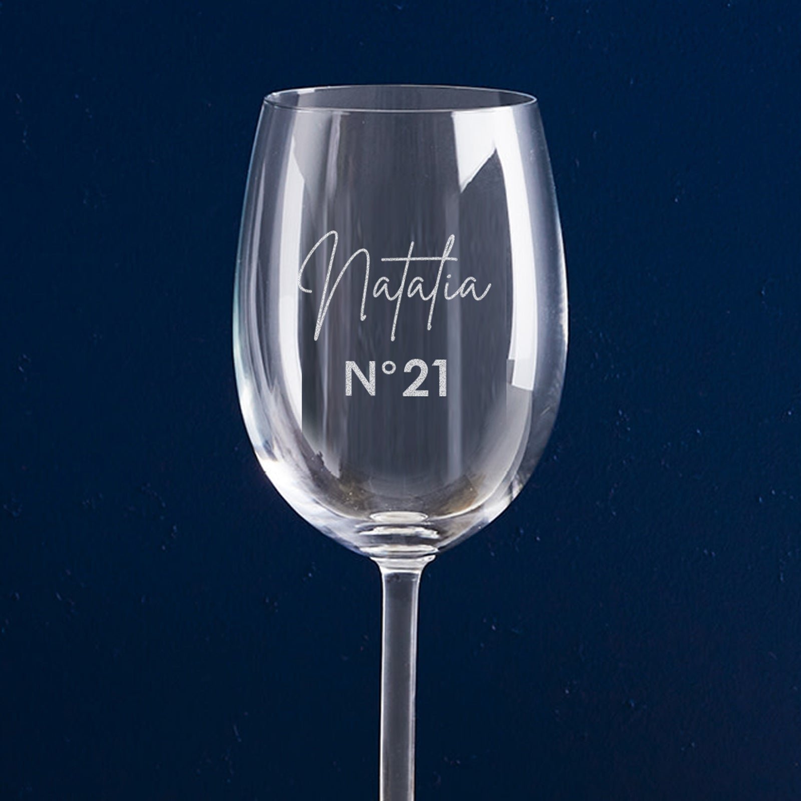 Engraved 360ml Wine Glass 21st Birthday Gift