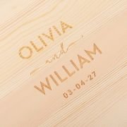 Engraved Wooden Gift Boxed Decanter Set Wedding Gift