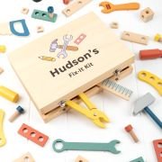 Personalised Kids Wooden Tool Set