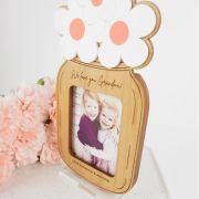 Photo Printed Wooden Flower Mason Jar with Stand