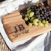 Engraved Acacia Wood 62cm Tapas Serving Board