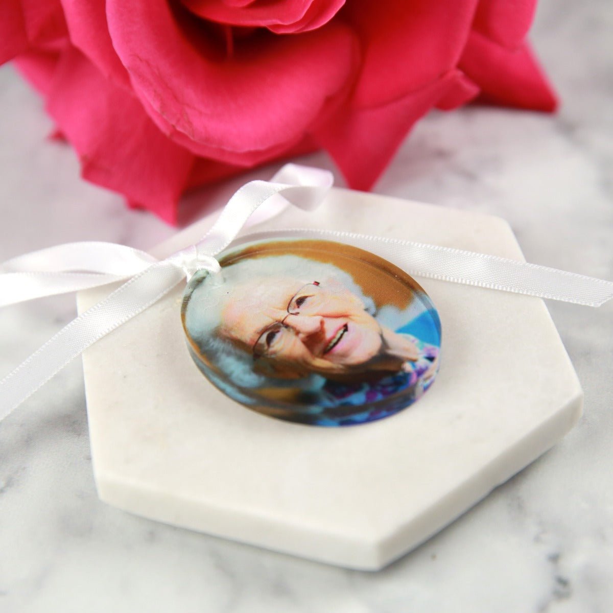 Photo Printed Bouquet Charm
