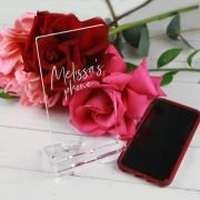 Personalised Acrylic Smartphone Holder