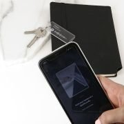 Engraved Frosted Acrylic Spotify Song Code Keyring