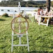 Laser Cut Always and Forever Wedding Sign