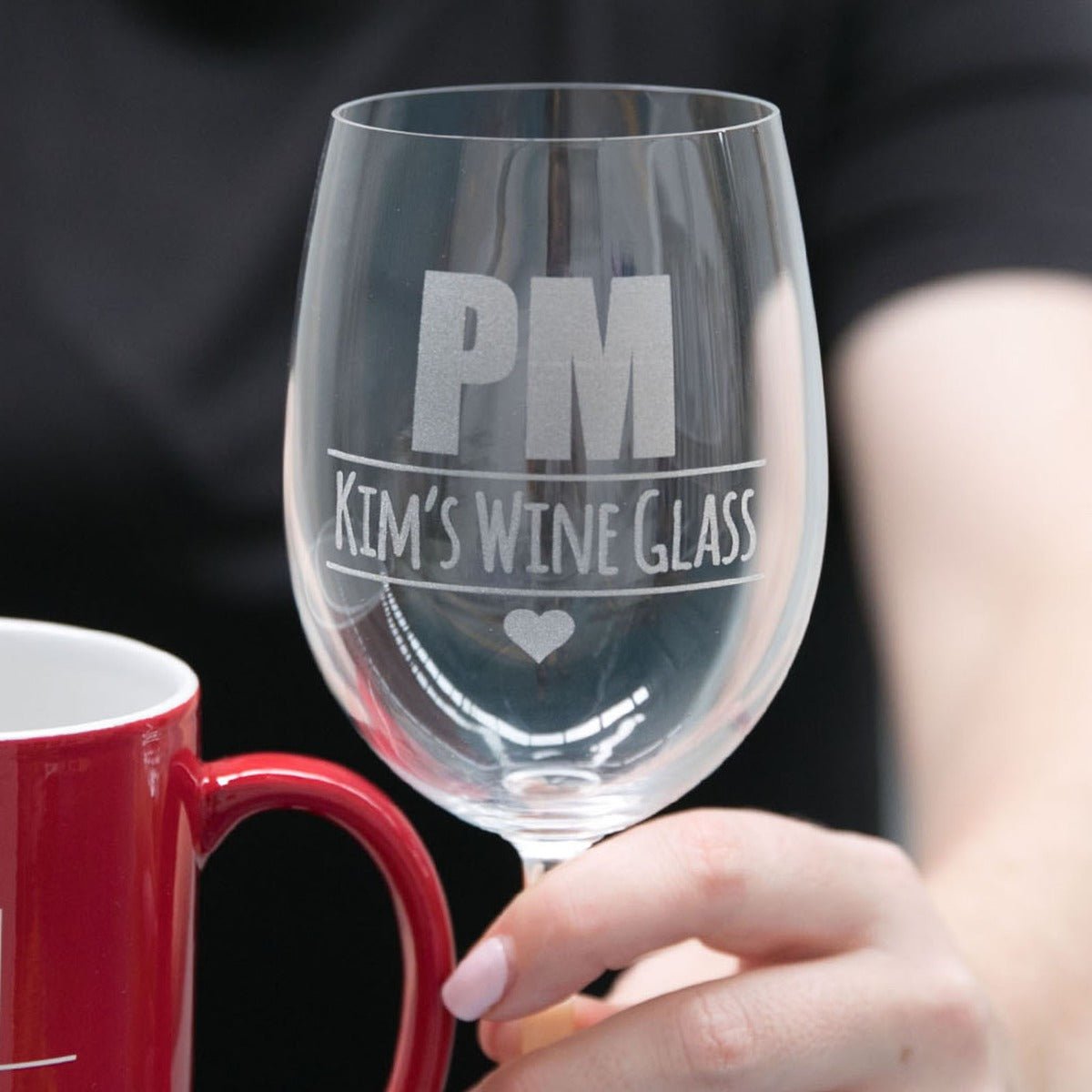 Mother’s Day AM Mug and PM Wine Glass Set