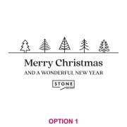 Christmas Corporate Engraved Rectangle Acacia Serving Board