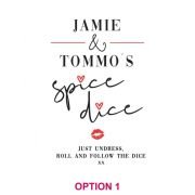 Personalised Spicy Date Night Dice Game