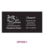 Hens Party Stubby Holders – 1 Colour Print