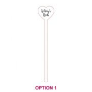 Laser Cut Acrylic Drink Stirrers Hen’s & Buck Party