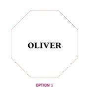 Engraved 6mm Clear Acrylic Wedding Octagon Coaster Place Cards