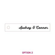 Engraved Wooden Limited Edition Gift Tags