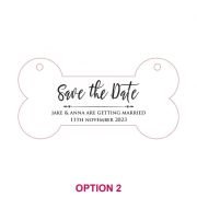 Engraved Wooden Wedding Dog Pet Sign
