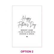 Wooden Photo Memory Game with Personalised Gift Bag