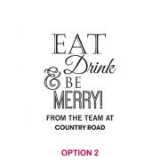 Corporate Christmas 500ml Engraved Stein Beer Mug