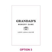 Wooden Photo Memory Game with Personalised Gift Bag
