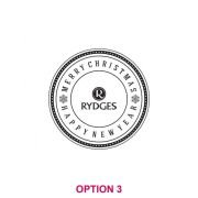 Corporate Christmas Engraved Glass Coasters