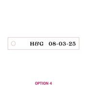 Engraved Wooden Limited Edition Gift Tags