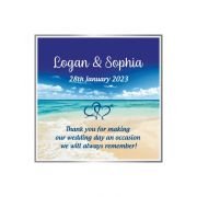Photographic Printed Wedding Glass Coasters