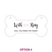 Engraved Wooden Wedding Dog Pet Sign