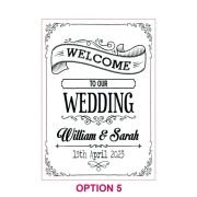 Printed A1 Size Bamboo Welcome Sign / Wedding Seating Chart