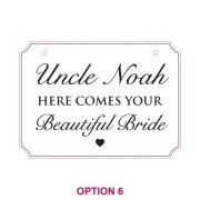 Engraved Wooden Page Boy Flower Girl Signs