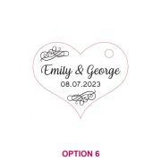 Hessian Bag with Wooden Gift Tag