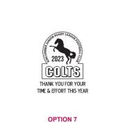 Engraved Sporting Trophy Award 425ml Beer Glass