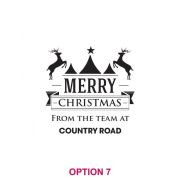 Corporate Christmas Engraved Champagne Glasses