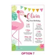 Printed A1 Size Birthday Welcome Sign