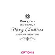 Corporate Christmas Engraved Glass Coasters