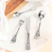 Engraved Stainless Steel Children’s Cutlery 4 Piece Set Australian Animals