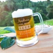 Engraved 500ml Barware Man Cave Beer Stein Mug