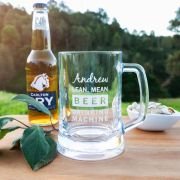 Engraved 500ml Barware Man Cave Beer Stein Mug