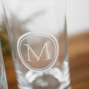 Engraved 365ml High Ball Glass