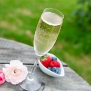 Engraved Birthday Champagne Glasses