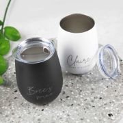 Engraved Birthday Wine Sipper with Lid