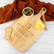 Engraved Birthday Wooden Cheese Serving Chopping Board