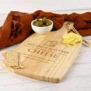 Engraved Birthday Wooden Cheese Serving Chopping Board