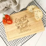 Engraved Birthday Rectangle Wooden Cheese Board