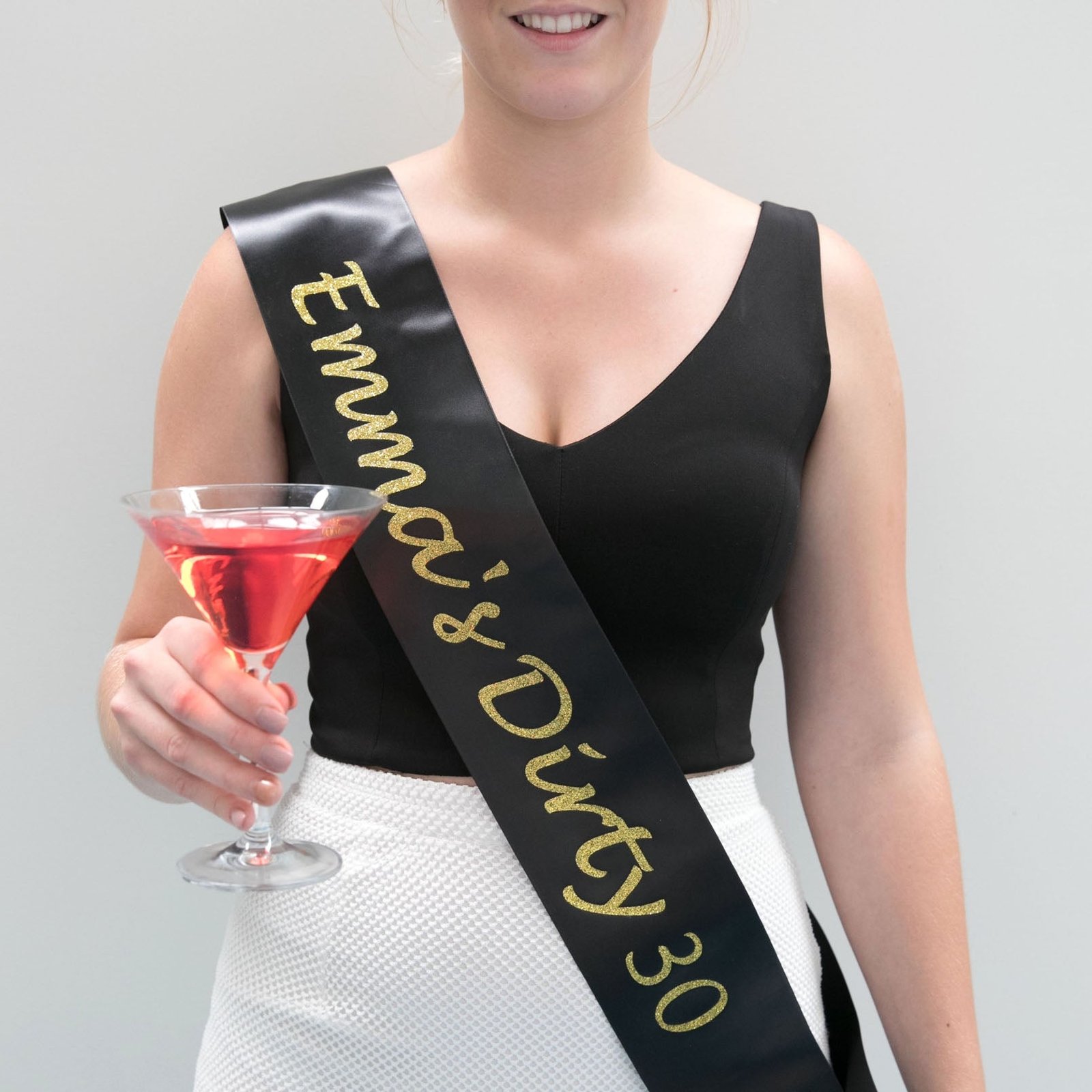 Personalised Birthday Party Sash
