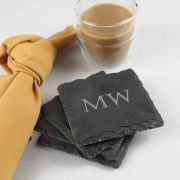 Engraved Birthday Gift Boxed Set of 4 Slate Coasters
