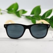 Engraved Bamboo Wooden Bridal Party Sunglasses